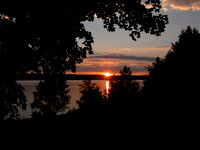 Sunrise Over Lake Charlevoix Near Boyne City, MI