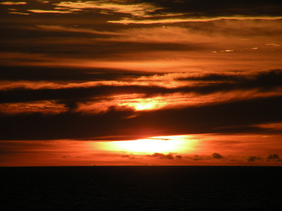 Sunset Over Pacific Ocean - Del Mar, CA
