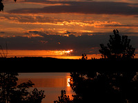 Sunrise Over Lake Charlevoix Near Boyne City, MI