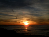 Sunset Over Pacific Ocean - Bodega Bay, CA
