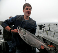 Grandson With Chinook Salmon