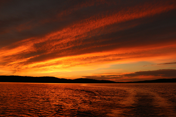 Sunset Over Walloon Lake - Walloon Lake, MI