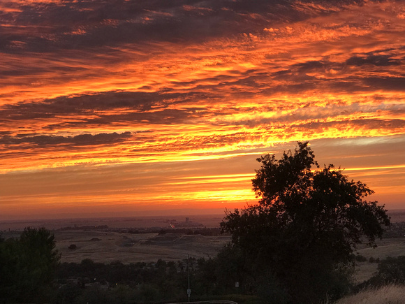 Sunset Over Sacramento Valley, CA