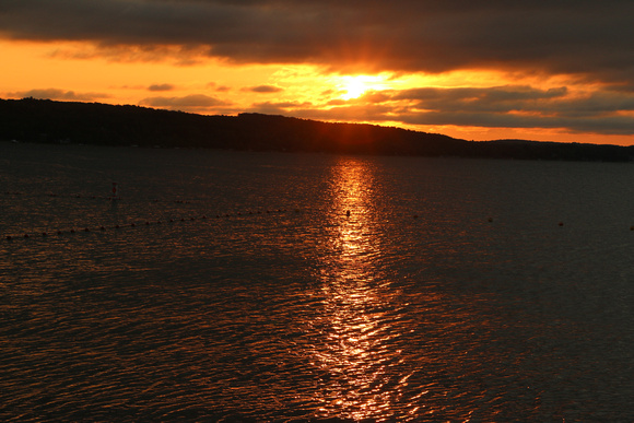 Sunset Over Lake Charlevoix,  MI