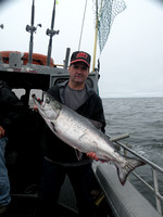 Son-In-Law With Chinook Salmon